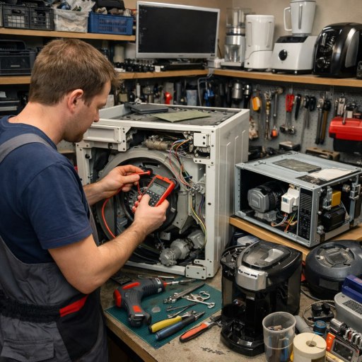 Ремонт телевизоров, микроволновок, пылесосов, кухонных комбайнов и многое другое